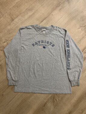 Vintage Y2K Lee Sport NFL New England Patriots Long Sleeve T-Shirt Men’s Large L